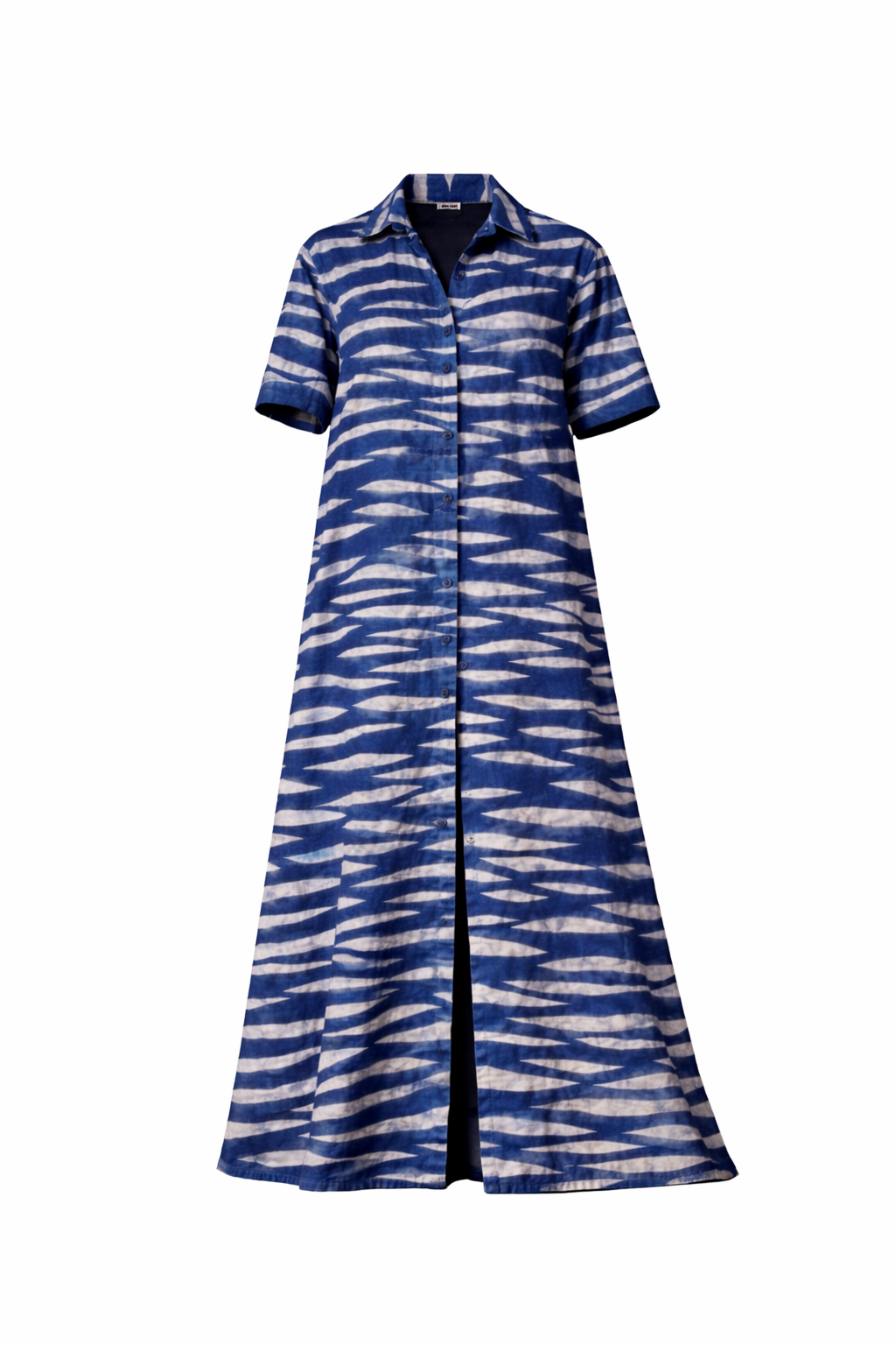 Cross current gown ( blue )