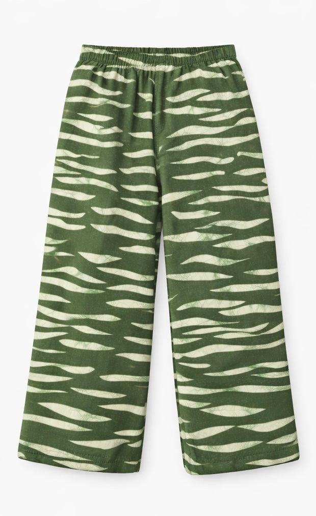 HIGH TIDE GREEN BAGGY PANTS (WOMEN0