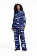 HIGH TIDE BLUE LONG-SLEEVE SET  (WOMEN)